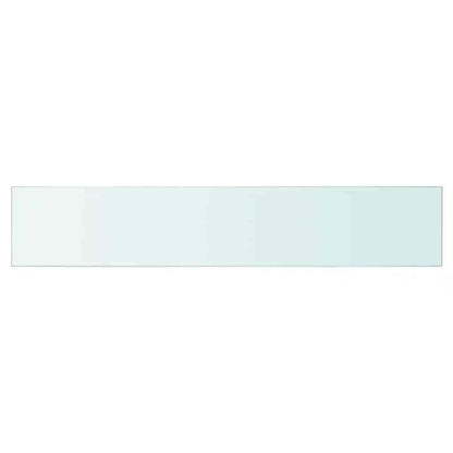 243827 vidaXL Shelf Panel Glass Clear 70x12 cm