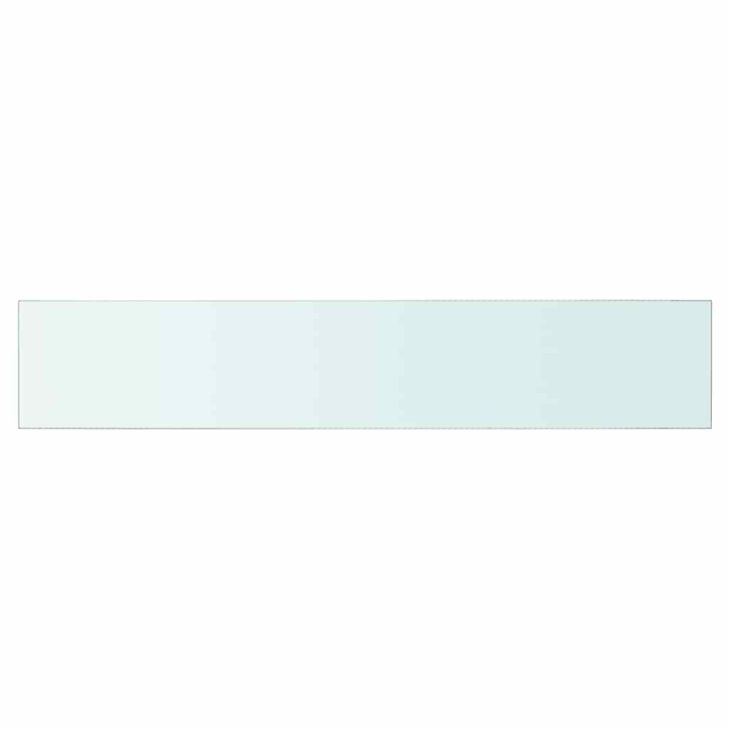 vidaXL Shelf Panel Glass Clear 70x12 cm