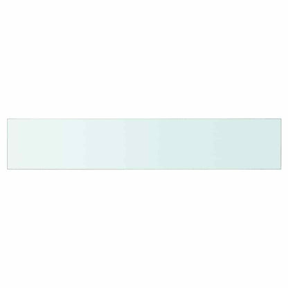 vidaXL Shelf Panel Glass Clear 70x12 cm