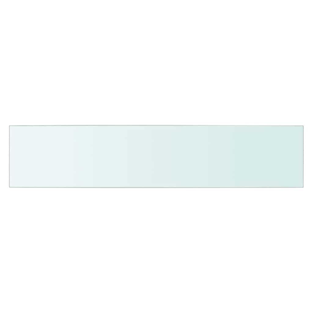 vidaXL Shelf Panel Glass Clear 70x15 cm