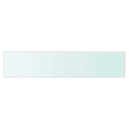 vidaXL Shelf Panel Glass Clear 70x15 cm