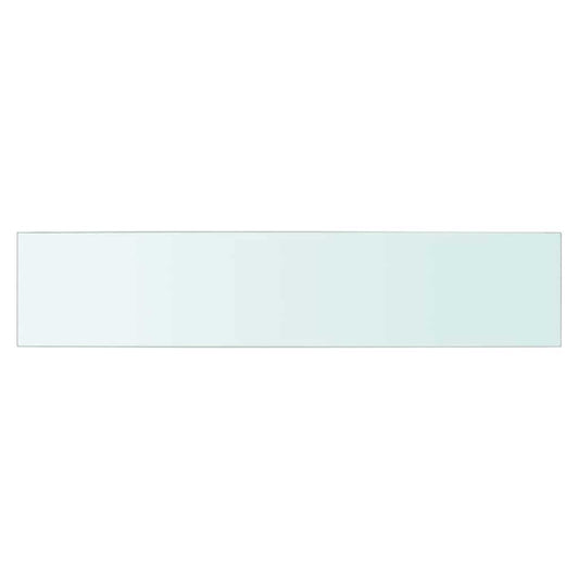 vidaXL Shelf Panel Glass Clear 70x15 cm