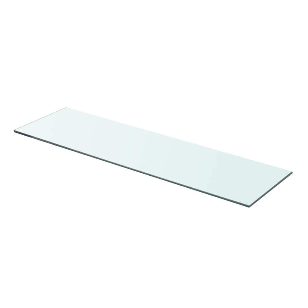 vidaXL Shelf Panel Glass Clear 70x20 cm