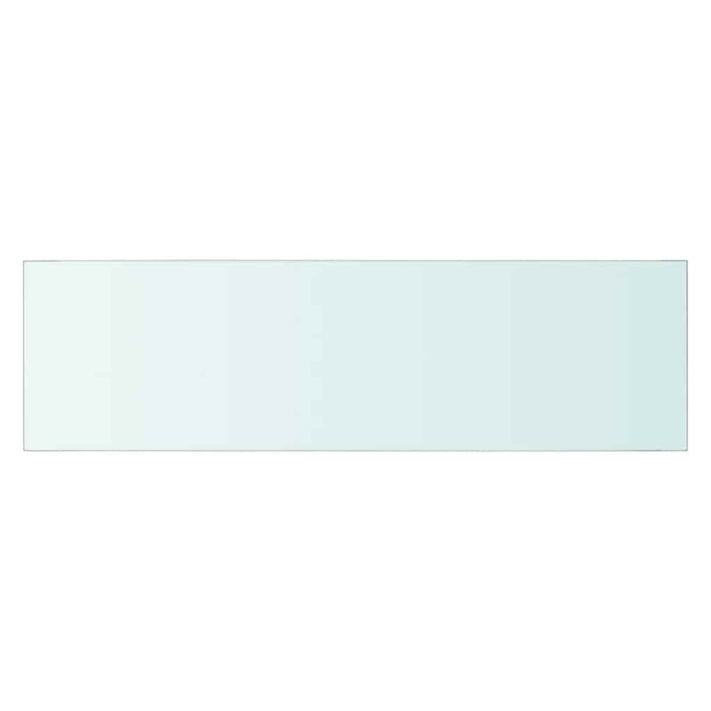 243829 vidaXL Shelf Panel Glass Clear 70x20 cm