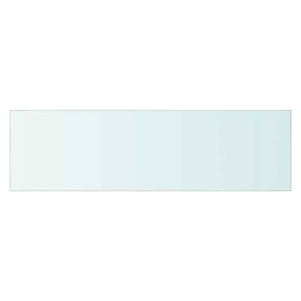 vidaXL Shelf Panel Glass Clear 70x20 cm
