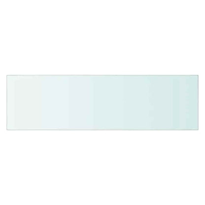 vidaXL Shelf Panel Glass Clear 70x20 cm