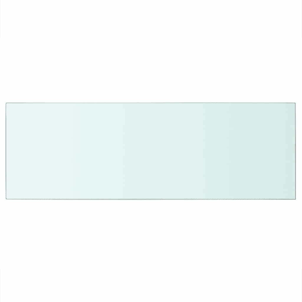 vidaXL Shelf Panel Glass Clear 70x25 cm