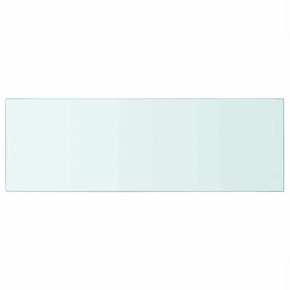 vidaXL Shelf Panel Glass Clear 70x25 cm
