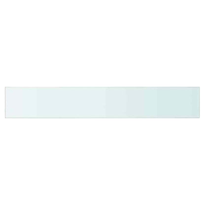 vidaXL Shelf Panel Glass Clear 80x12 cm