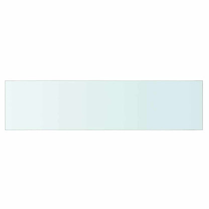 vidaXL Shelf Panel Glass Clear 80x20 cm