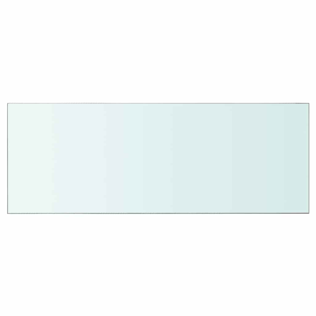 vidaXL Shelf Panel Glass Clear 80x30 cm