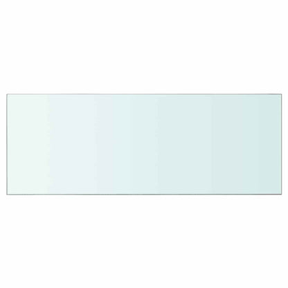 vidaXL Shelf Panel Glass Clear 80x30 cm