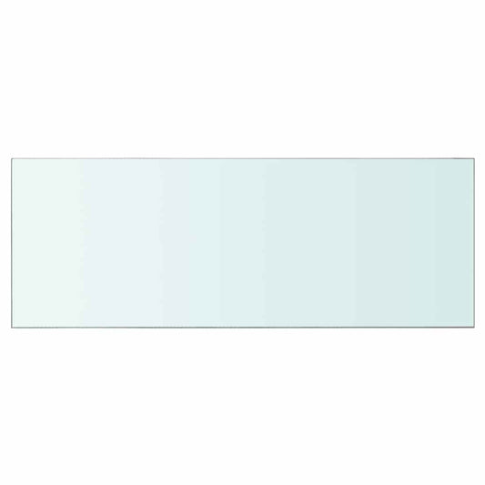 vidaXL Shelf Panel Glass Clear 80x30 cm