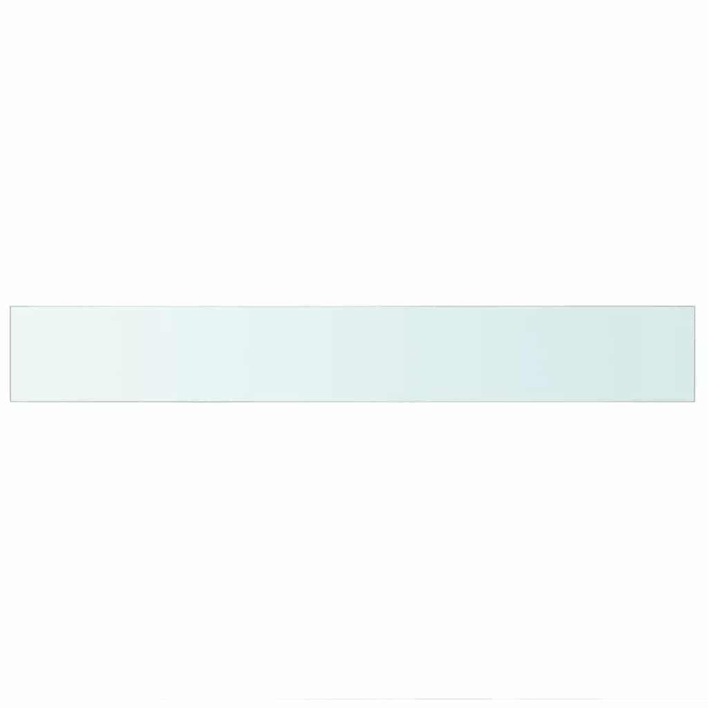 vidaXL Shelf Panel Glass Clear 90x12 cm
