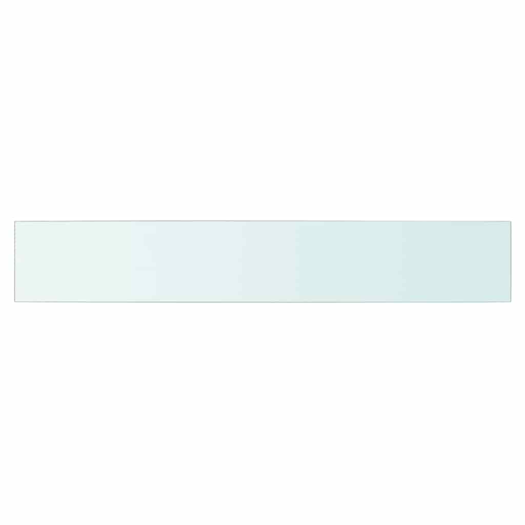 vidaXL Shelf Panel Glass Clear 90x15 cm