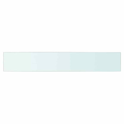 vidaXL Shelf Panel Glass Clear 90x15 cm