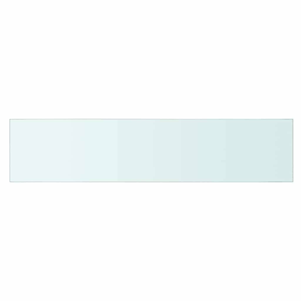 vidaXL Shelf Panel Glass Clear 90x20 cm