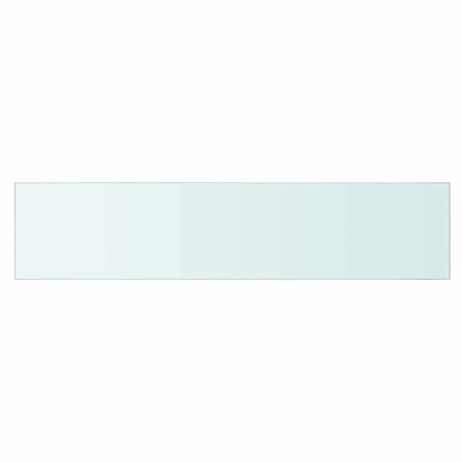 vidaXL Shelf Panel Glass Clear 90x20 cm