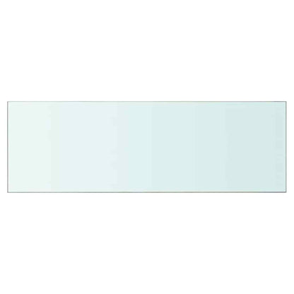 vidaXL Shelf Panel Glass Clear 90x30 cm