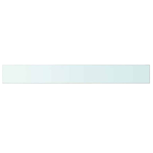 vidaXL Shelf Panel Glass Clear 100x12 cm
