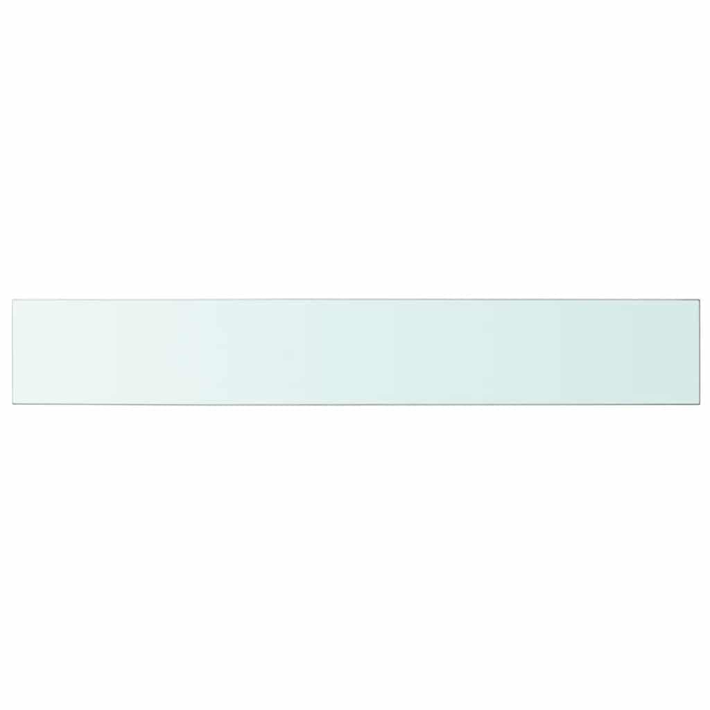 vidaXL Shelf Panel Glass Clear 100x15 cm
