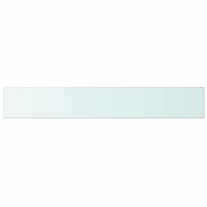 vidaXL Shelf Panel Glass Clear 100x15 cm