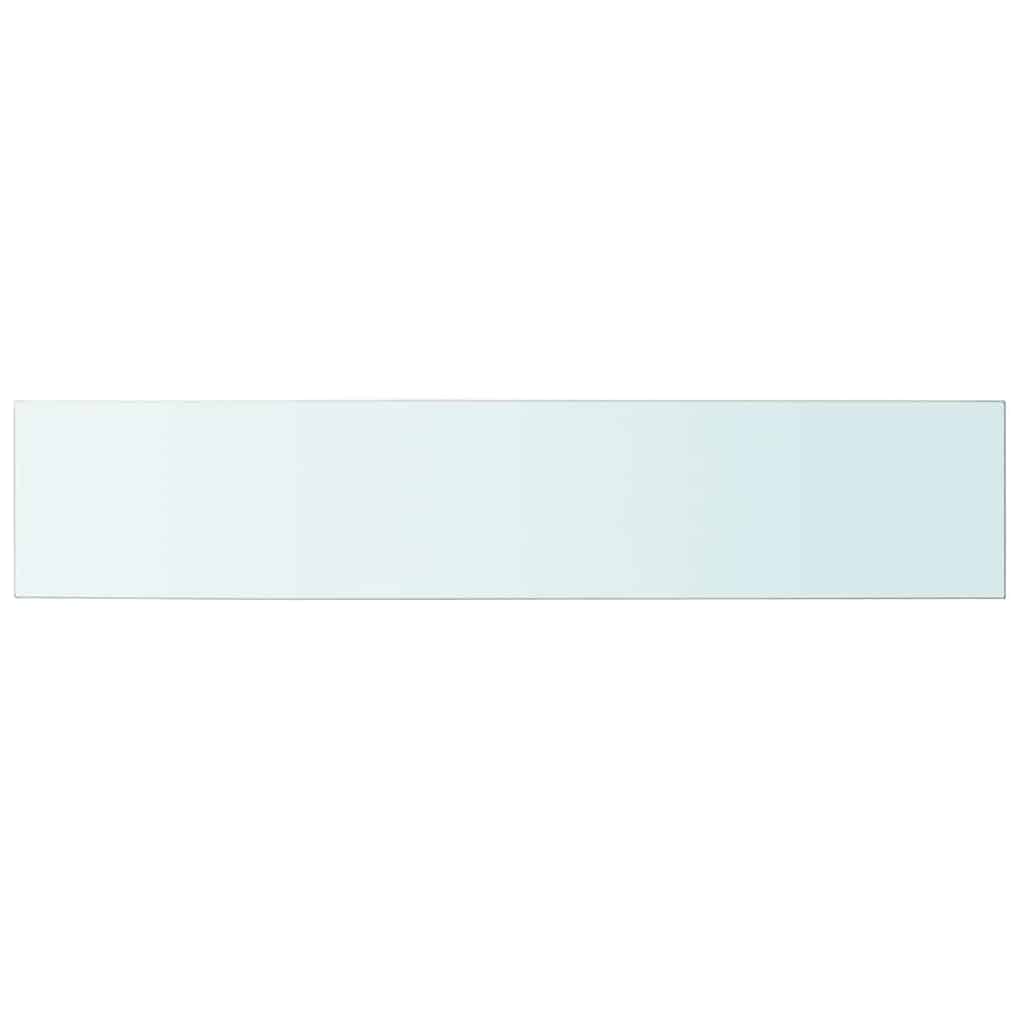 vidaXL Shelf Panel Glass Clear 100x20 cm