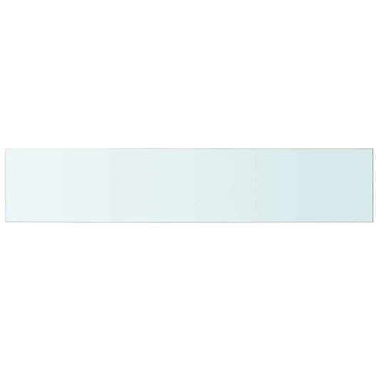 vidaXL Shelf Panel Glass Clear 100x20 cm