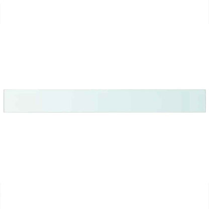 vidaXL Shelf Panel Glass Clear 110x12 cm