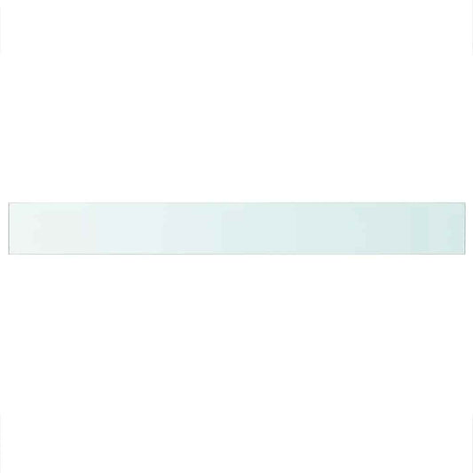 vidaXL Shelf Panel Glass Clear 110x12 cm
