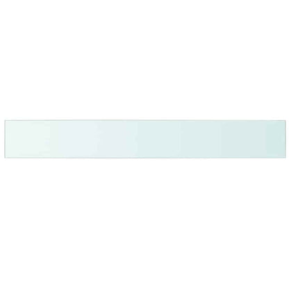 243848 vidaXL Shelf Panel Glass Clear 110x15 cm