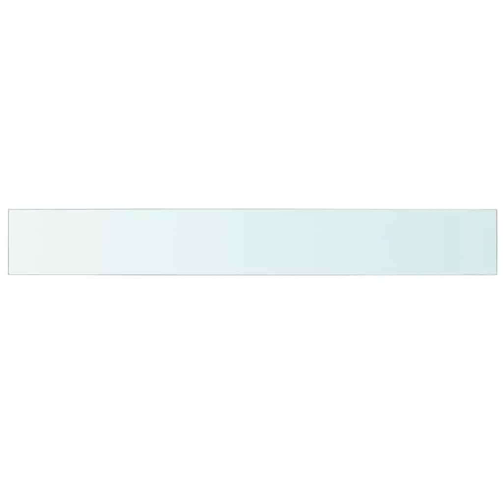vidaXL Shelf Panel Glass Clear 110x15 cm