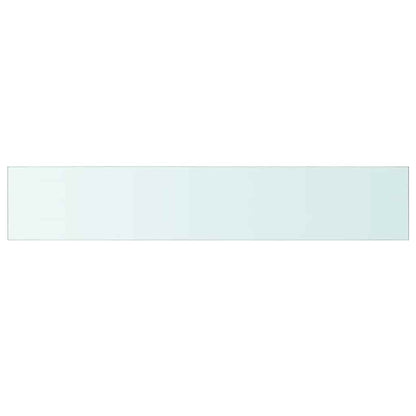 vidaXL Shelf Panel Glass Clear 110x20 cm