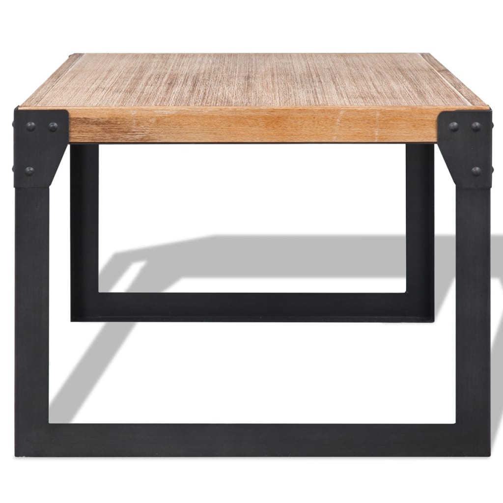 vidaXL Coffee Table Solid Acacia Wood 100x60x45 cm