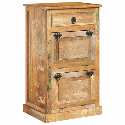 243974 vidaXL 4-Layer Shoe Cabinet with Drawer Solid Reclaimed Wood