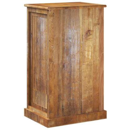 243974 vidaXL 4-Layer Shoe Cabinet with Drawer Solid Reclaimed Wood