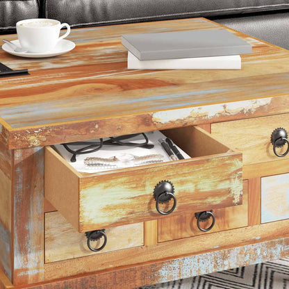 243978 vidaXL Coffee Table Reclaimed Wood 70x70x38 cm