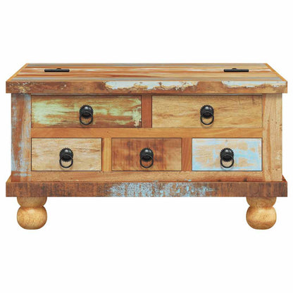 243978 vidaXL Coffee Table Reclaimed Wood 70x70x38 cm