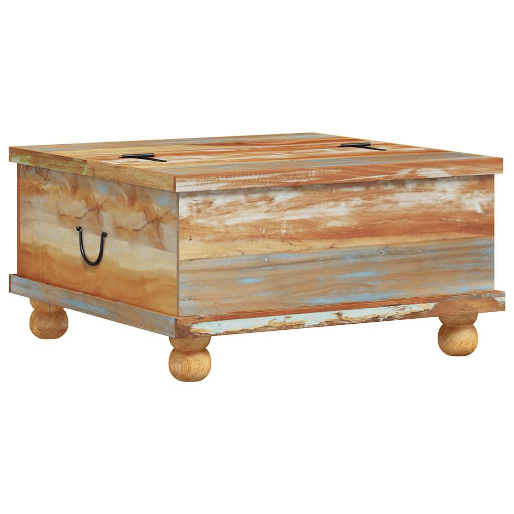243978 vidaXL Coffee Table Reclaimed Wood 70x70x38 cm