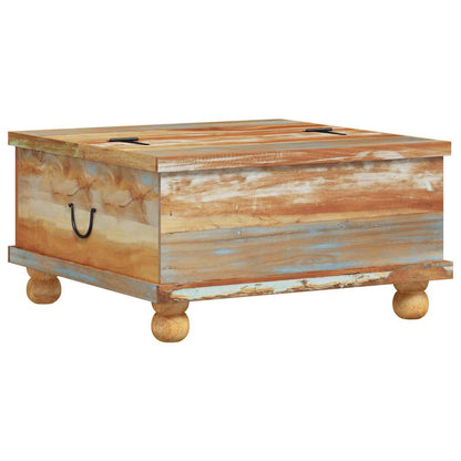 243978 vidaXL Coffee Table Reclaimed Wood 70x70x38 cm