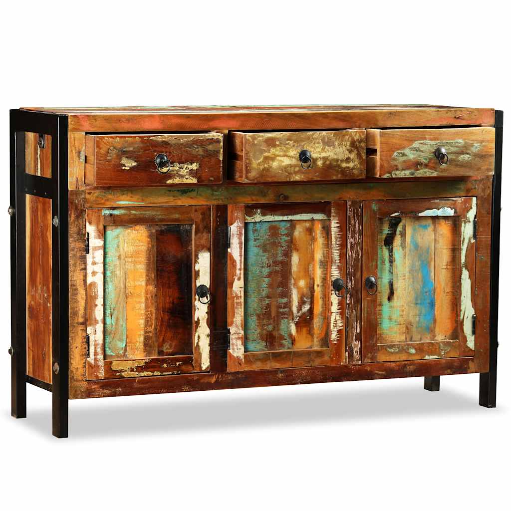 243984 vidaXL Sideboard Solid Reclaimed Wood 120x35x76 cm