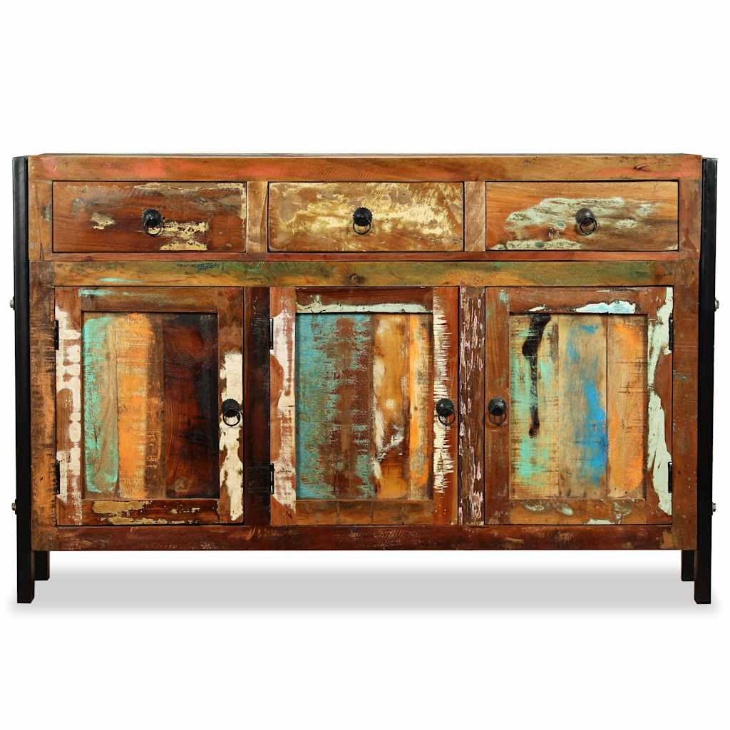 243984 vidaXL Sideboard Solid Reclaimed Wood 120x35x76 cm