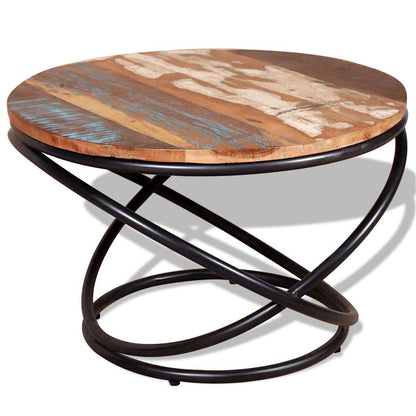 244015 vidaXL Coffee Table Solid Reclaimed Wood 60x60x40 cm