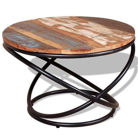 244015 vidaXL Coffee Table Solid Reclaimed Wood 60x60x40 cm