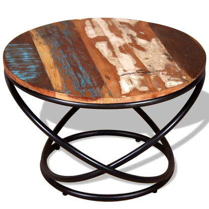 244015 vidaXL Coffee Table Solid Reclaimed Wood 60x60x40 cm