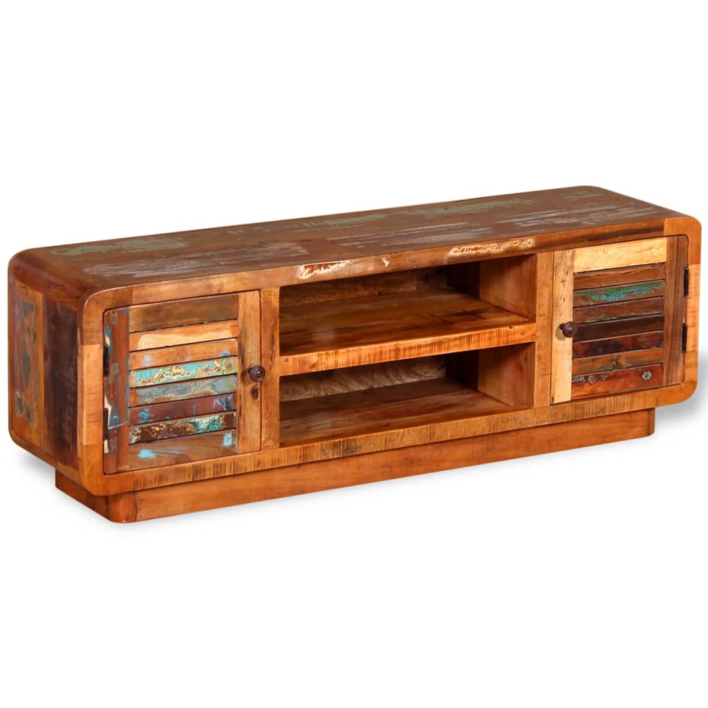 vidaXL TV Cabinet Solid Reclaimed Wood 120x30x40 cm