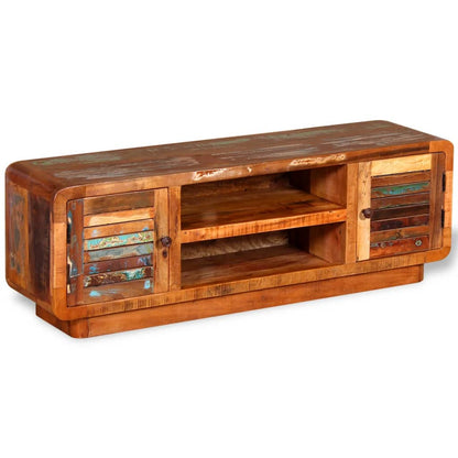 vidaXL TV Cabinet Solid Reclaimed Wood 120x30x40 cm