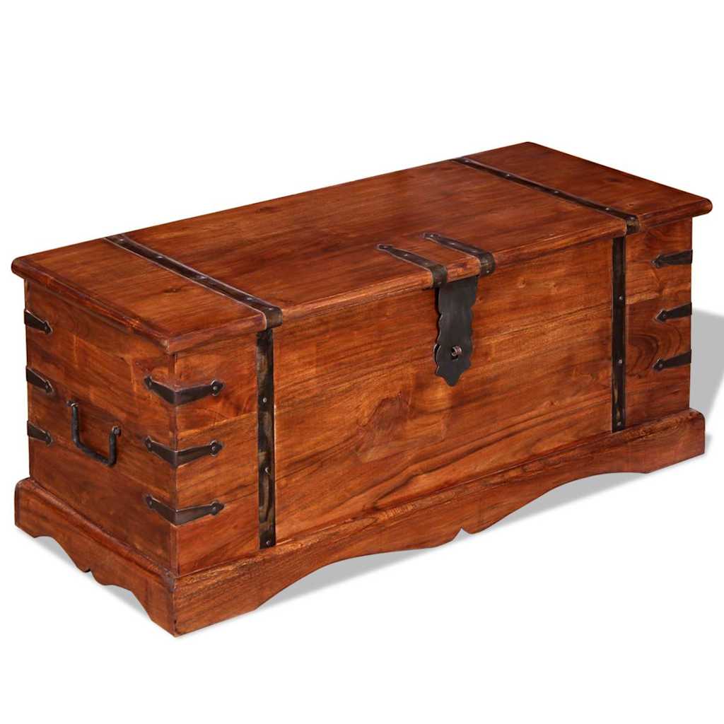 vidaXL Storage Chest Solid Wood