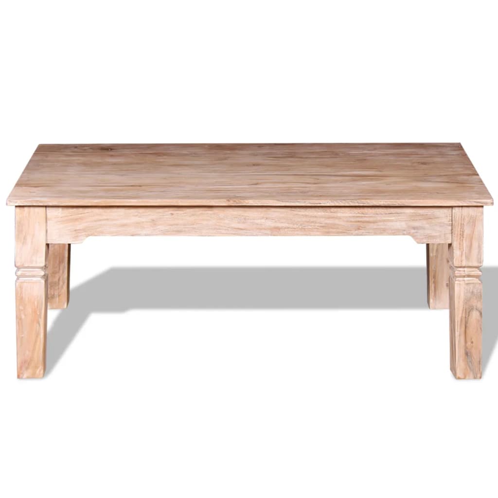 vidaXL Coffee Table Acacia Wood 110x60x45 cm