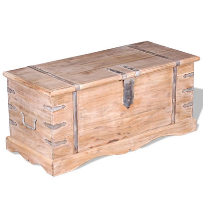 vidaXL Storage Chest | Brown | Solid Acacia wood | Medium | Storage Chest